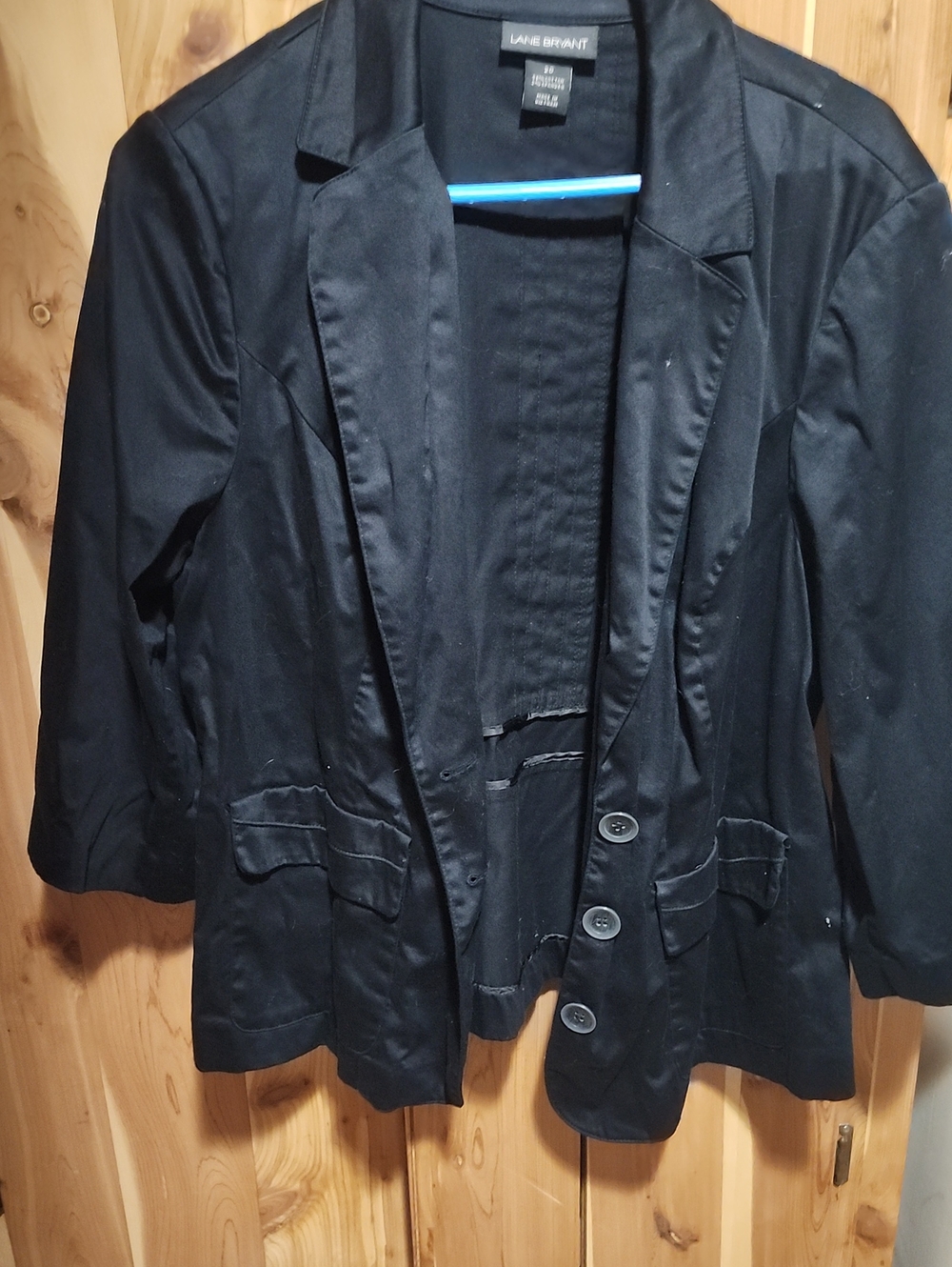 Lane Bryant Black Tailored Blazer Jacket